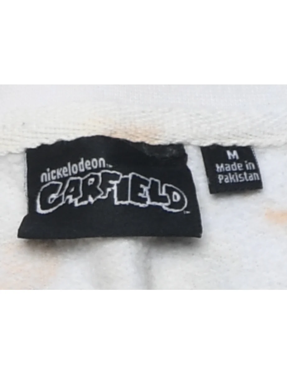 Vintage 1990s Garfield Design Sweatshirt - M - Image 4