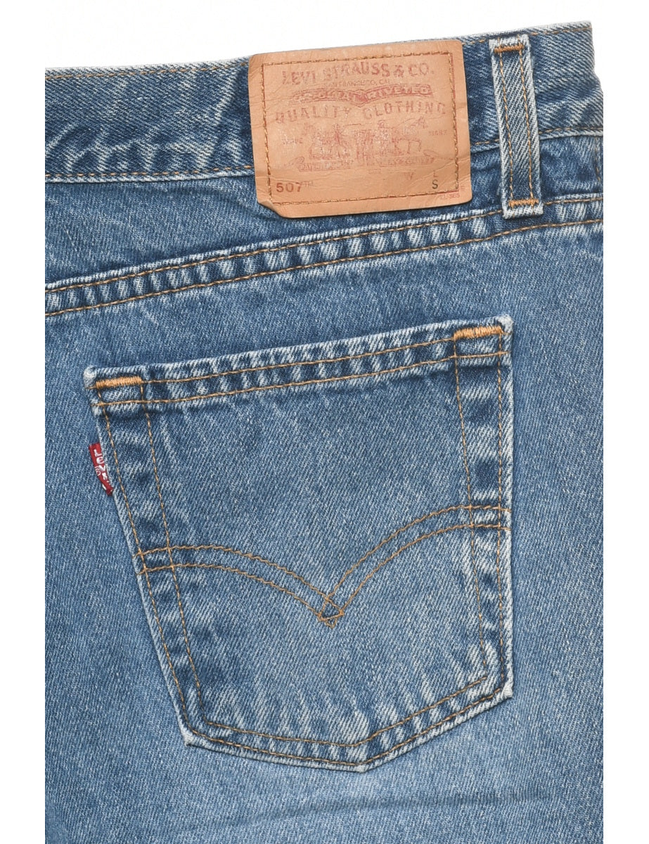 Vintage 507 Medium Wash Levi's Jeans - W33 L29 - Image 4