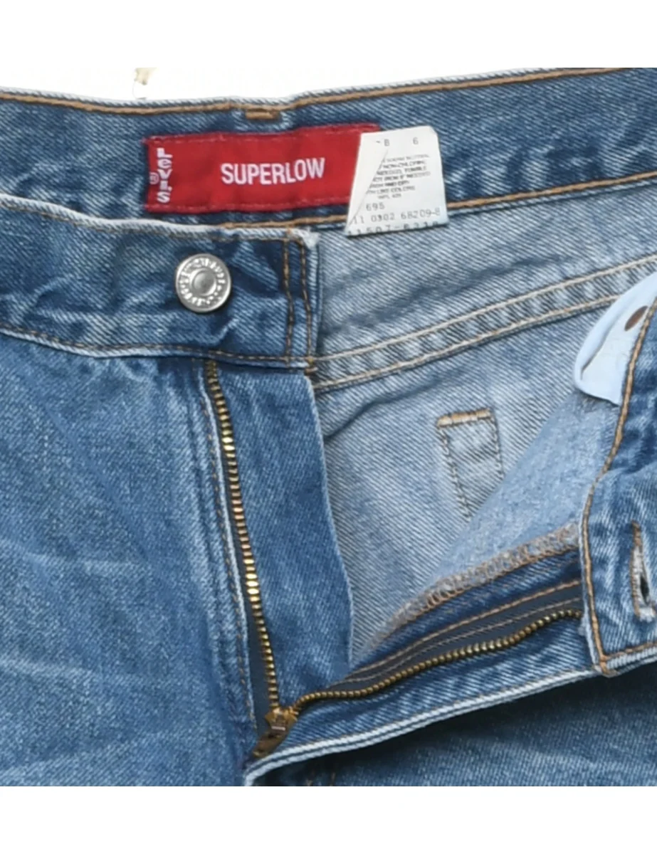 Vintage 507 Medium Wash Levi's Jeans - W33 L29 - Image 5