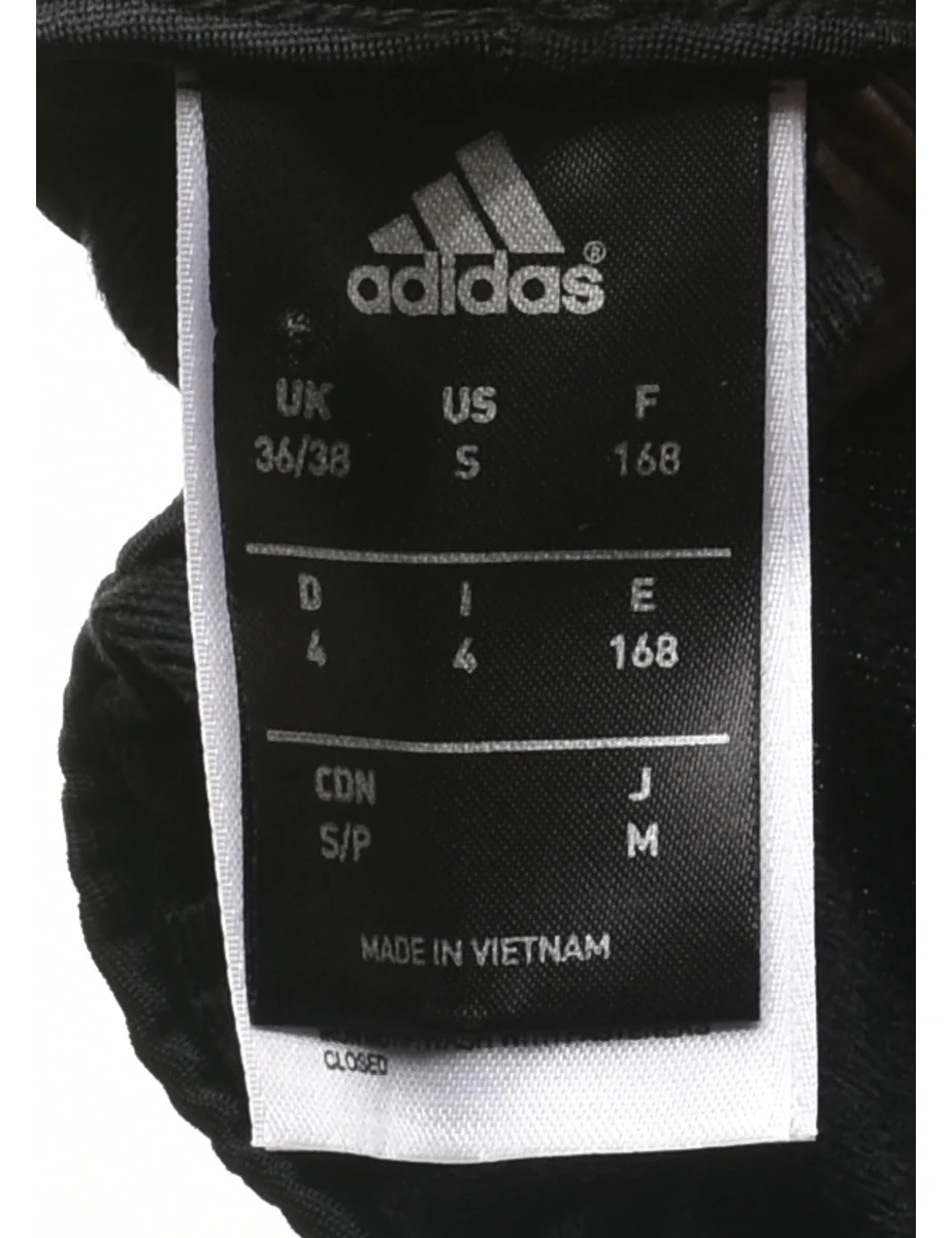Vintage Adidas Black Track Pants - W28 L33 - Image 4