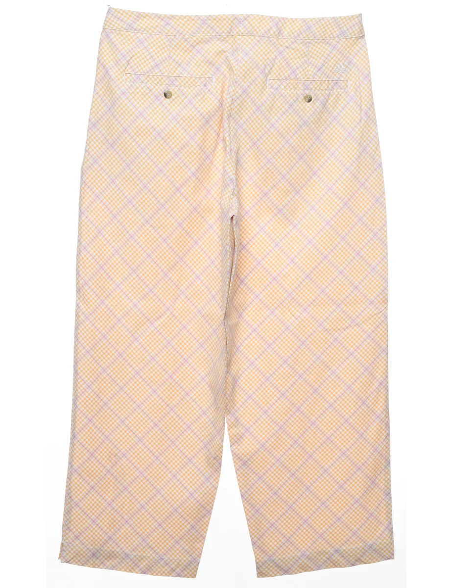 Vintage Adidas Checked Chinos - W32 L26 - Image 2