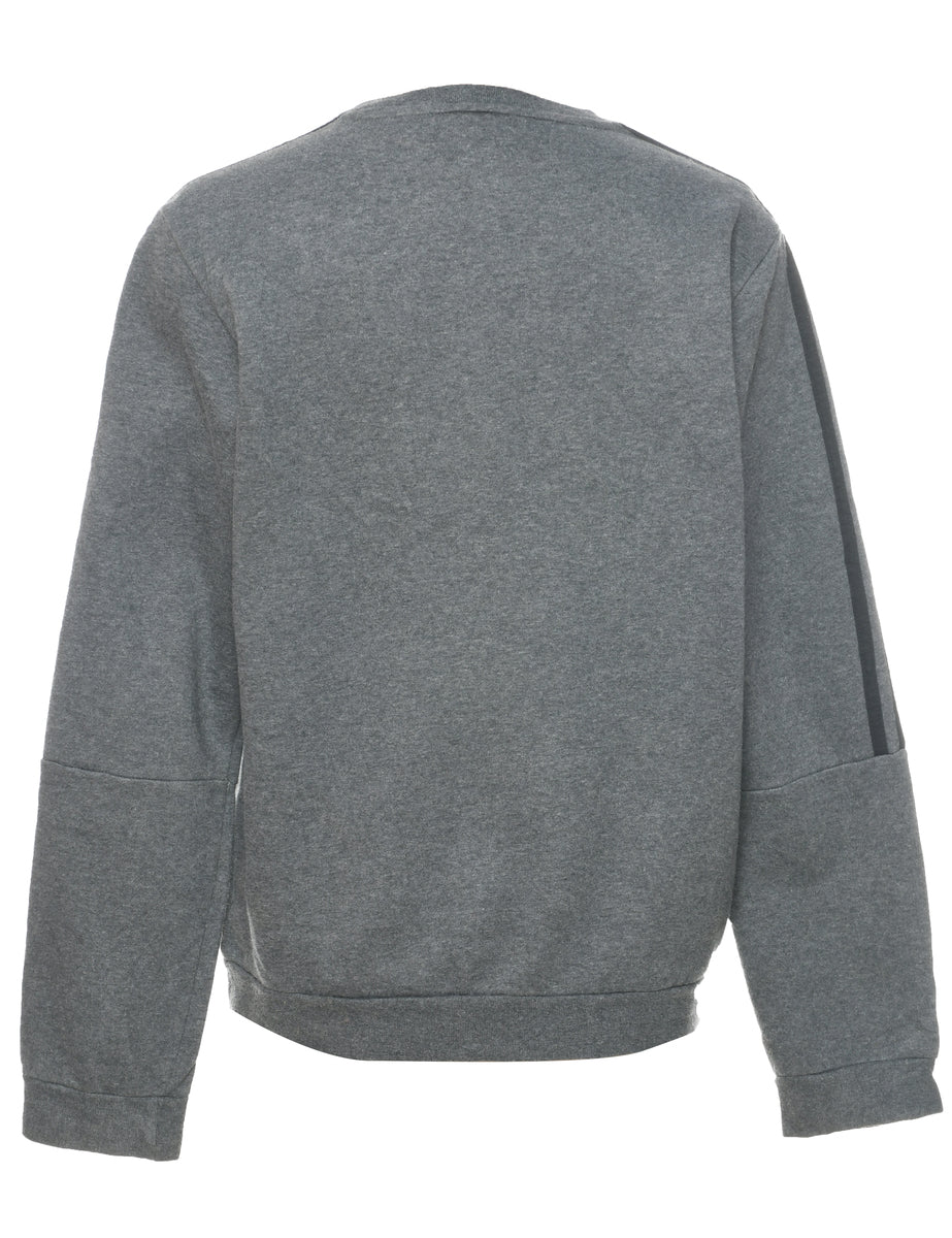 Adidas Dark Grey Plain Sweatshirt - S - Image 2
