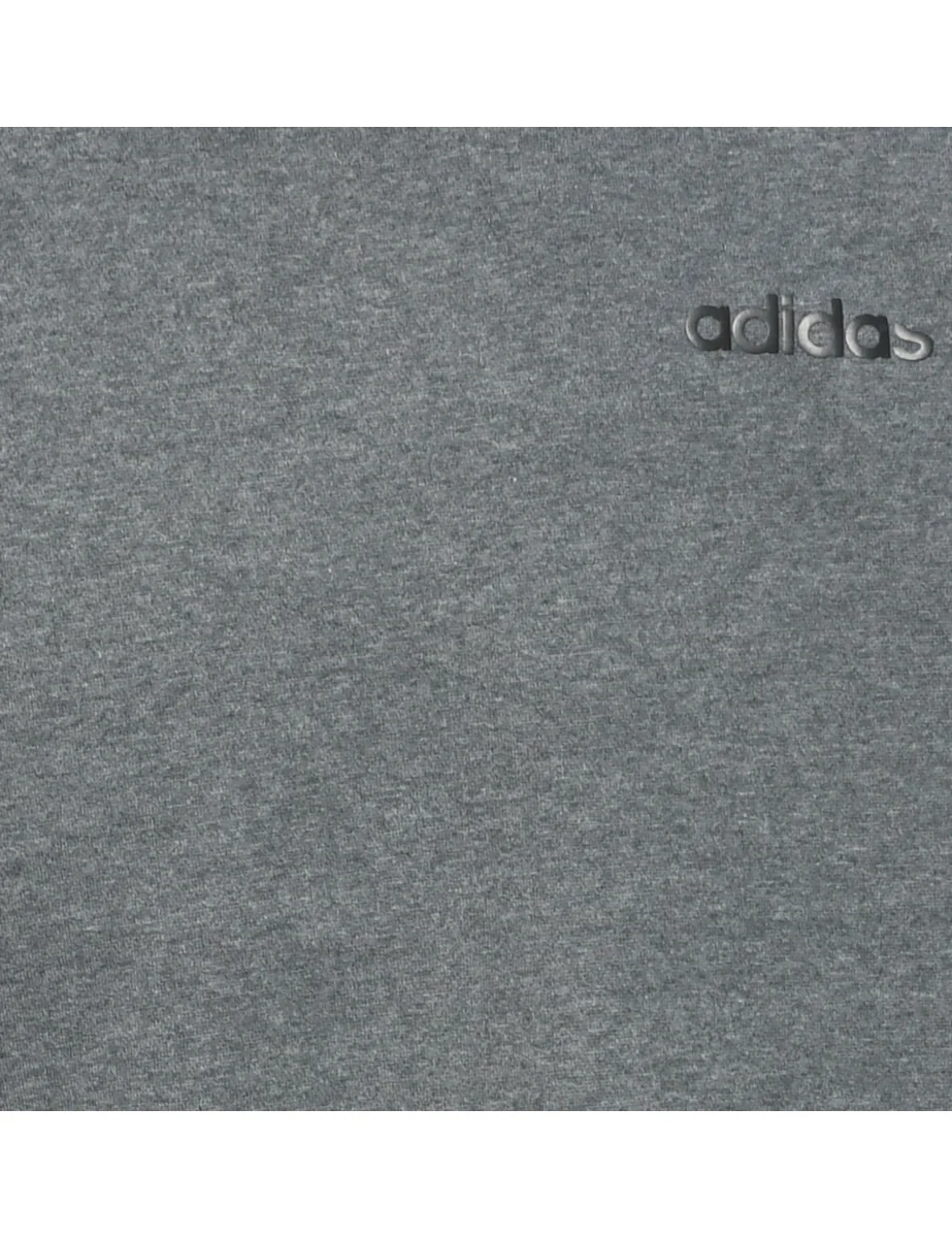 Adidas Dark Grey Plain Sweatshirt - S - Image 3