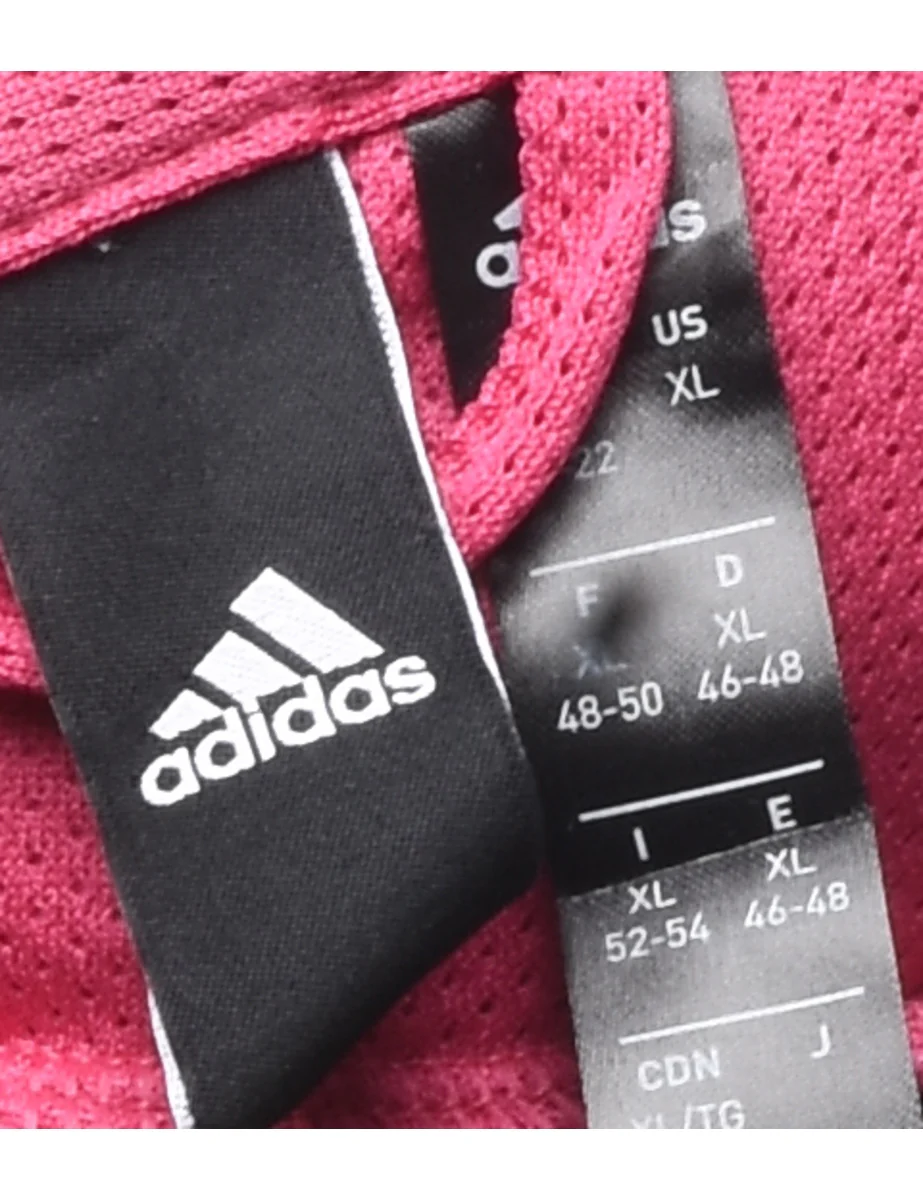 Vintage Adidas Pink Classic Track Top - XL - Image 4