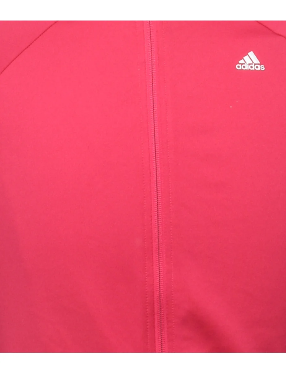 Vintage Adidas Pink Nylon Track Top - M - Image 3