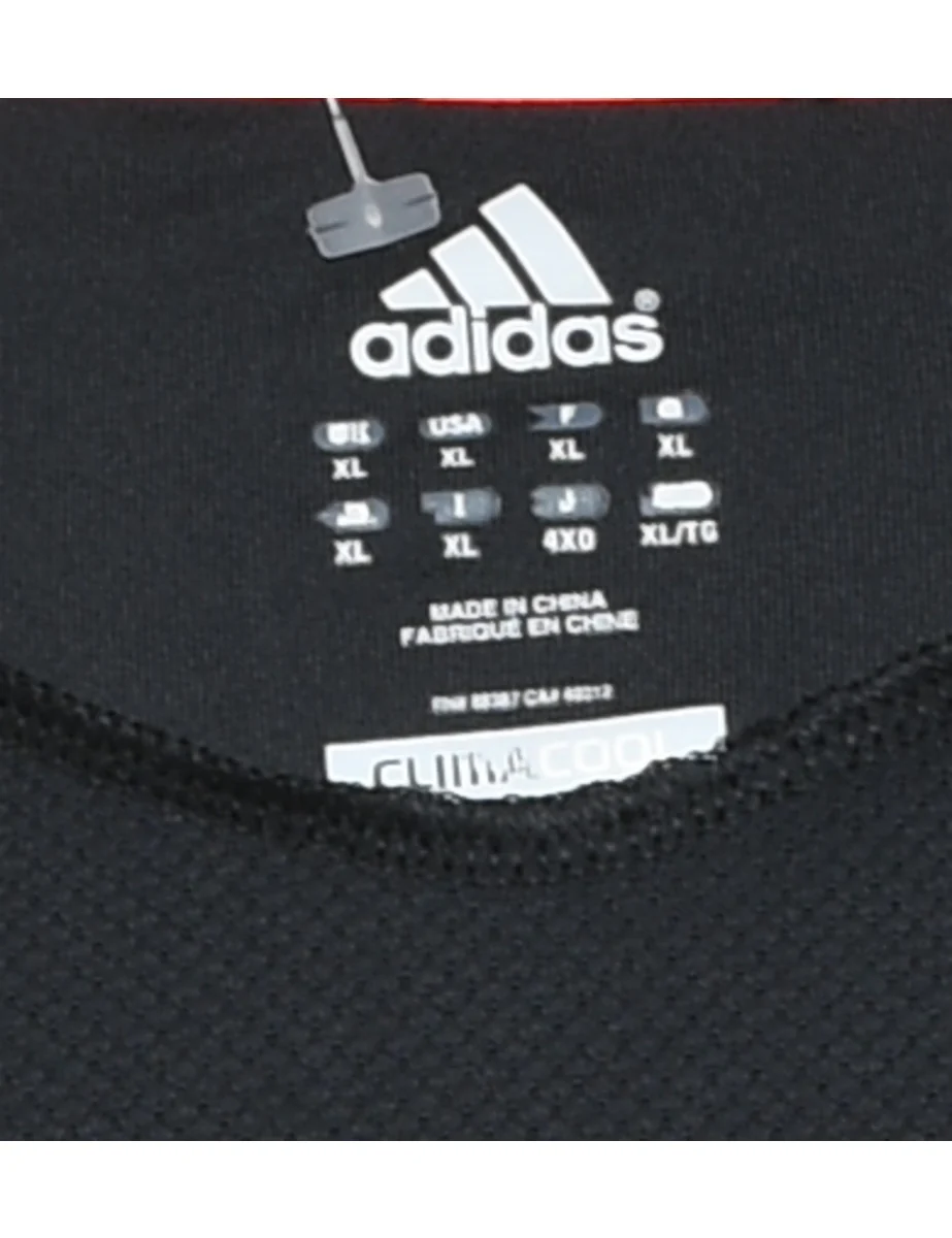 Vintage Adidas Plain Black T-Shirt - XL - Image 4