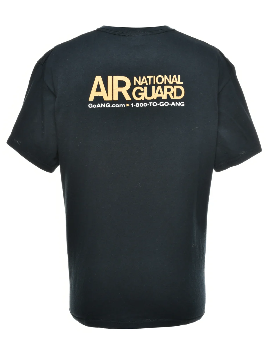 Vintage Air National Guard Printed T-shirt - L - Image 2
