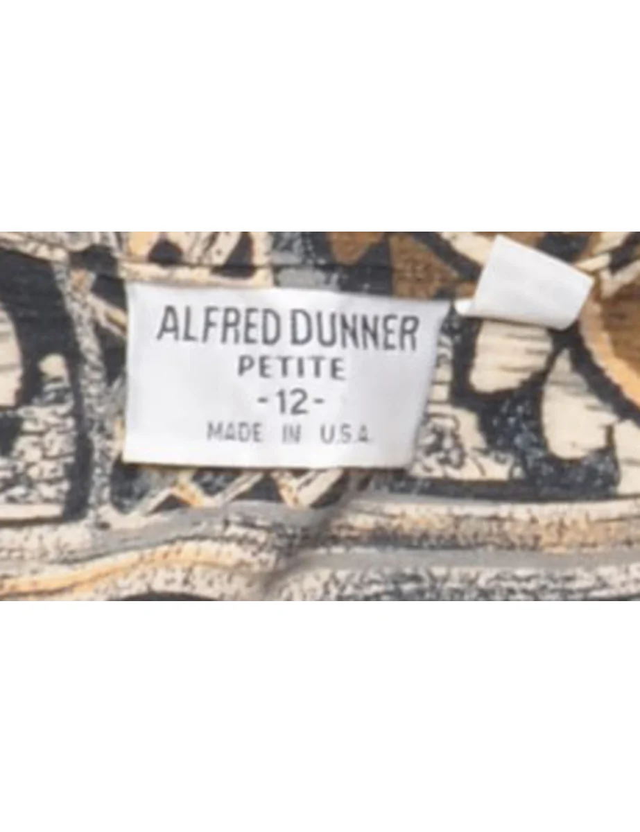 Alfred Dunner Aztec Print Shirt - L - Image 4