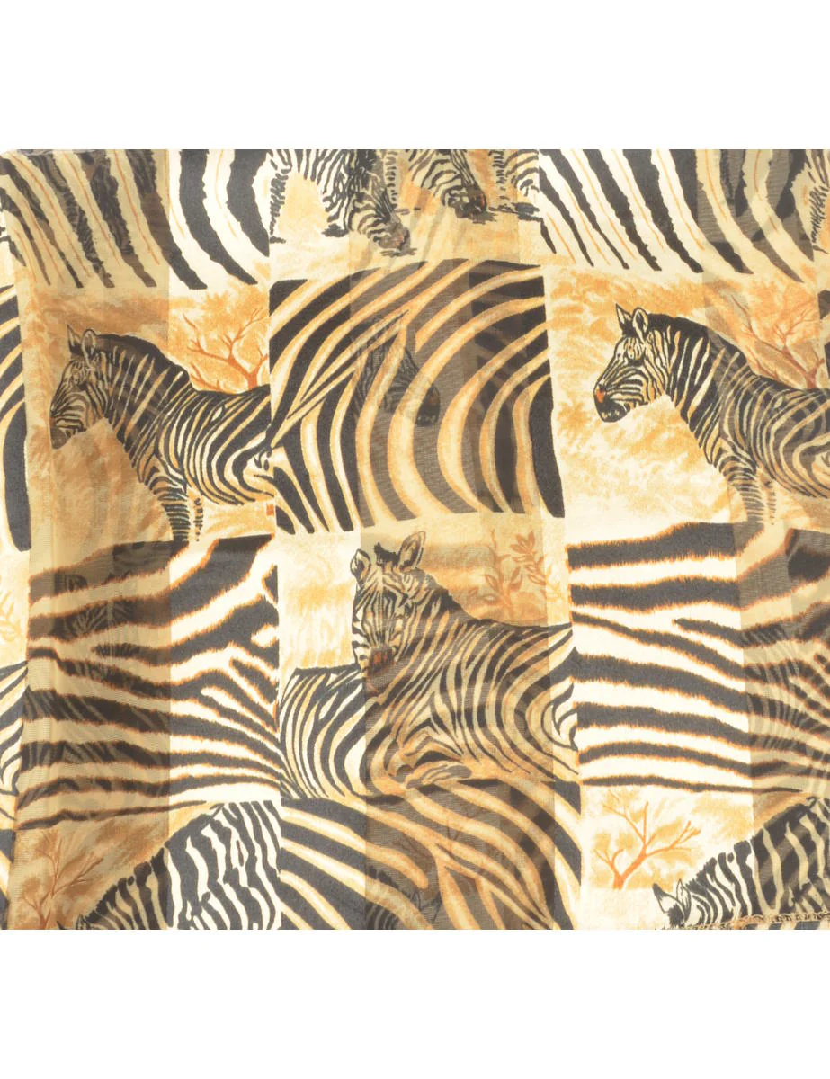Animal Print Scarf - S - Image 3