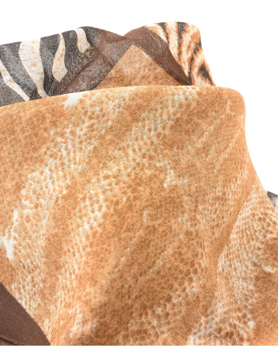 Vintage Animal Print Scarf - XS - Image 2