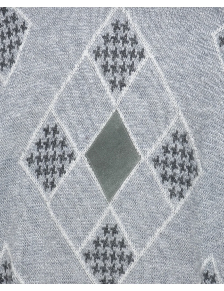 Argyle Knit Jumper - XL - Image 3