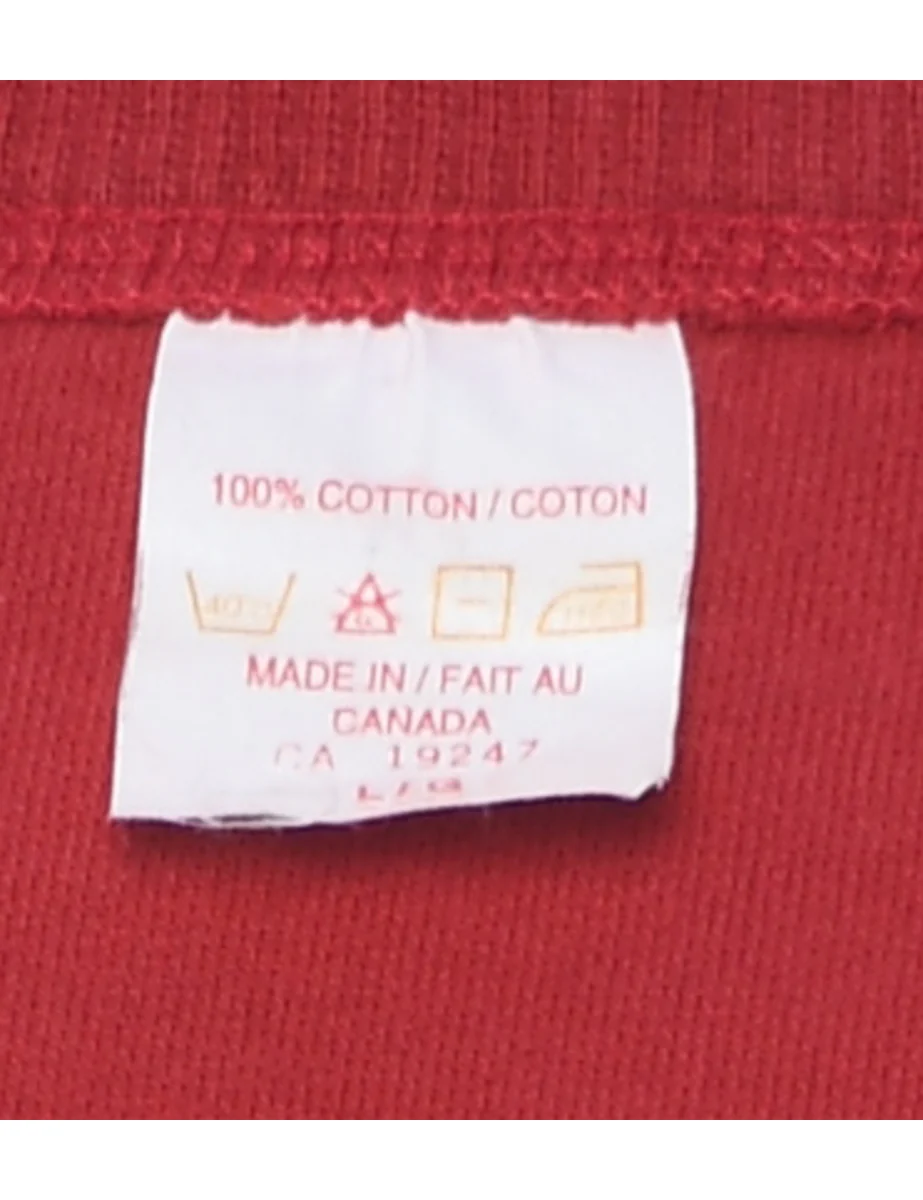 Vintage AXA Insurance Embroidered Sweatshirt - L - Image 4