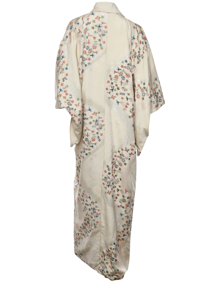 Beige Full Length Kimono - XXL - Image 2