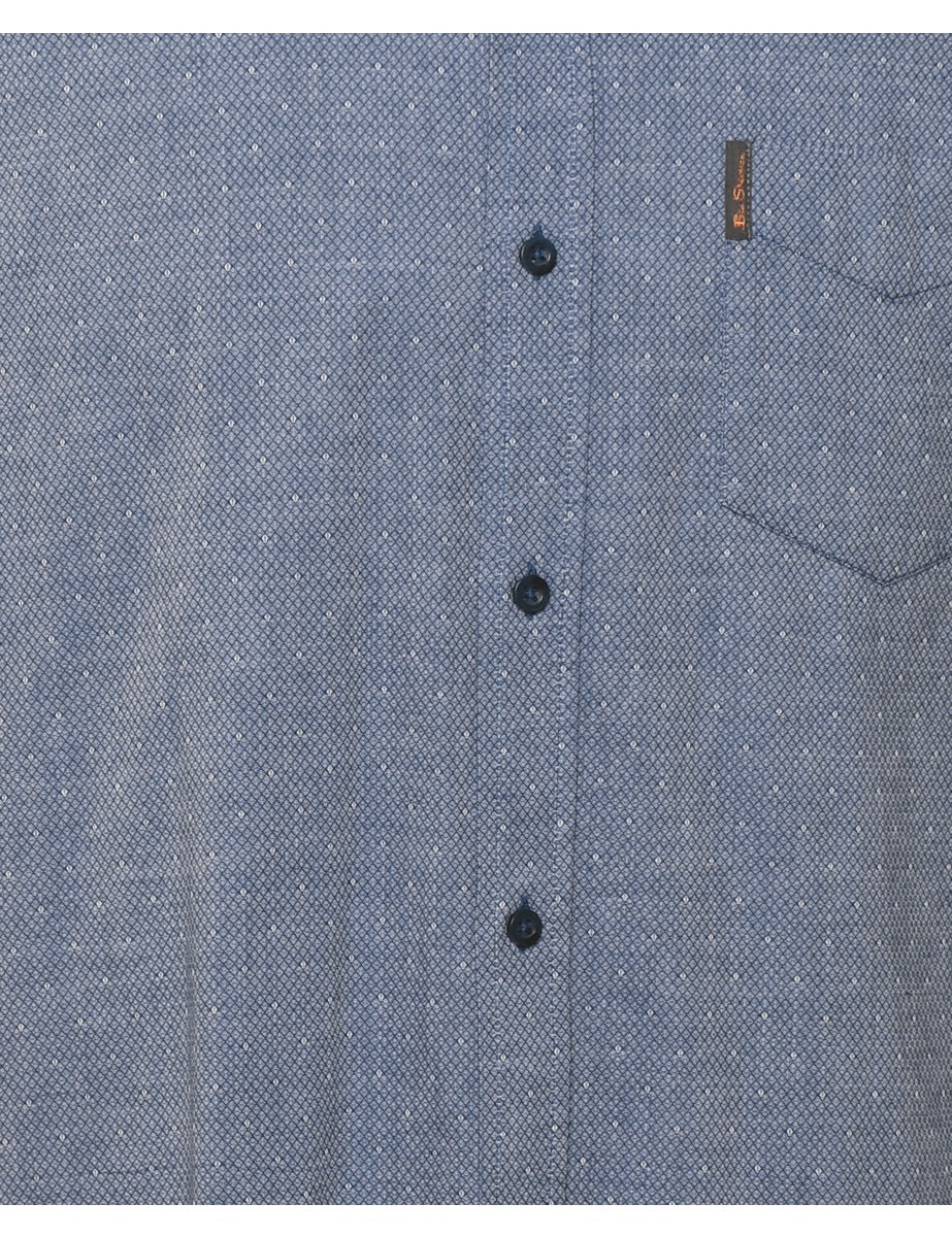 Vintage Ben Sherman Blue Classic Shirt - L - Image 3