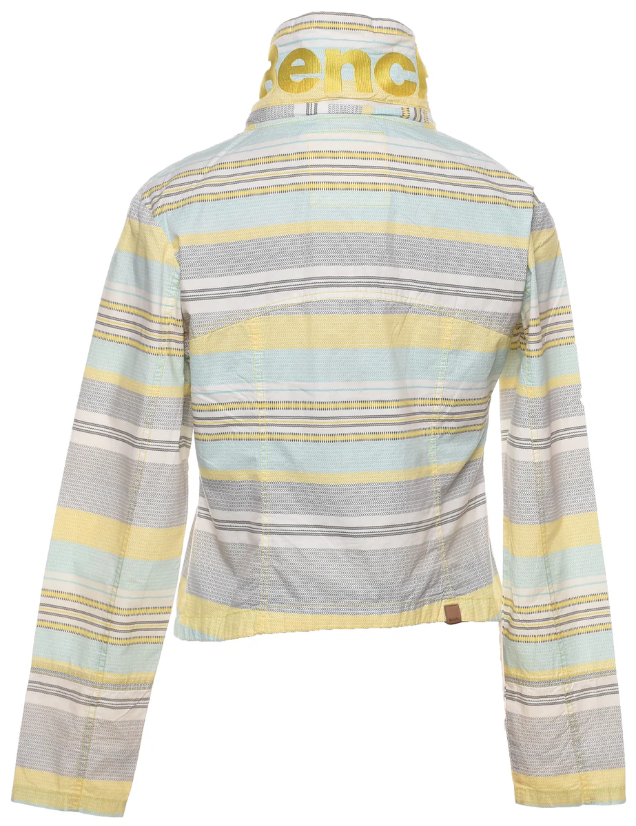 Vintage Bench Striped Pattern Jacket - L - Image 2