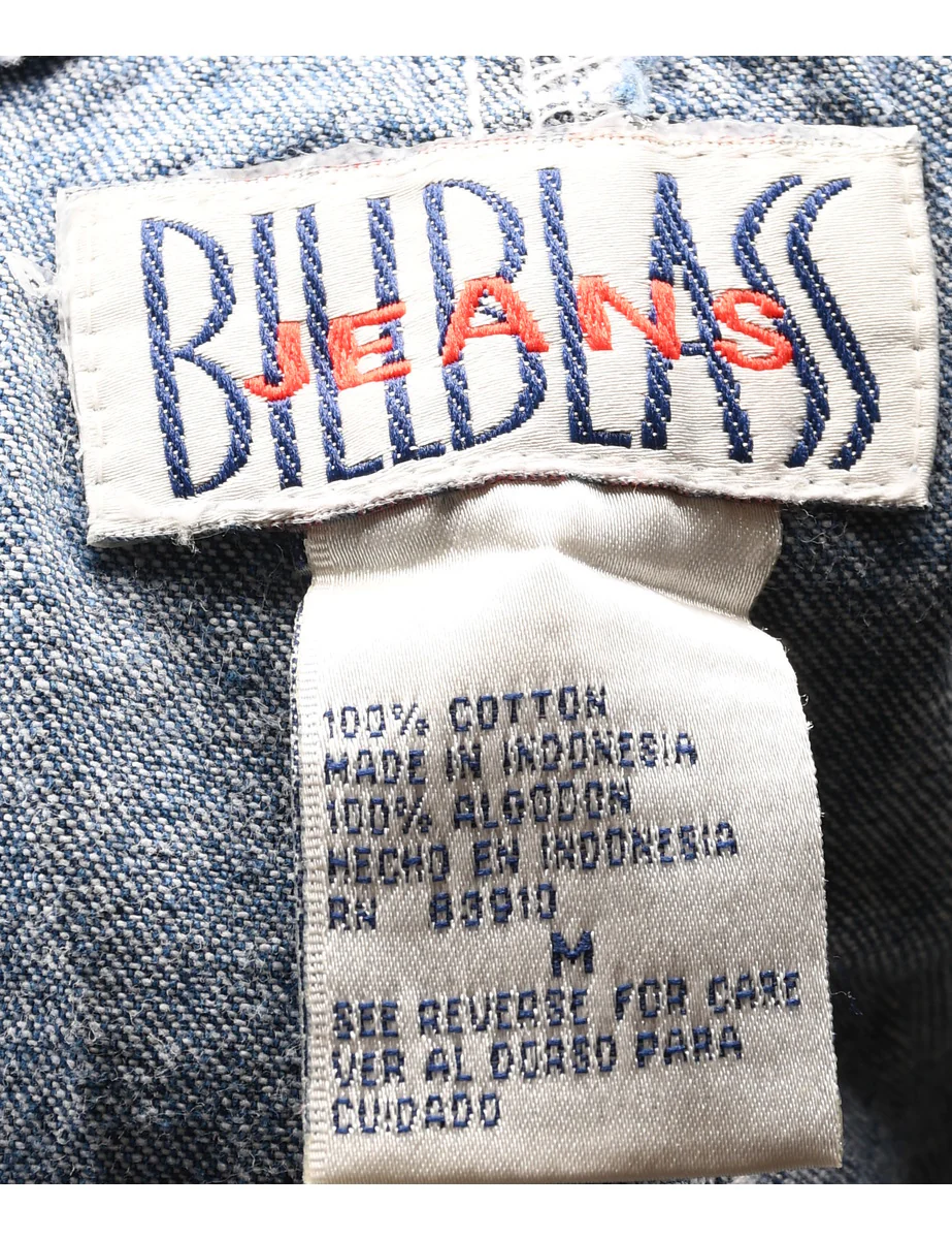 Vintage Bill Blass Cropped Dungarees - W36 L5 - Image 4