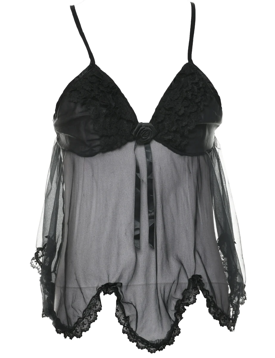 Vintage Black Babydoll - XS