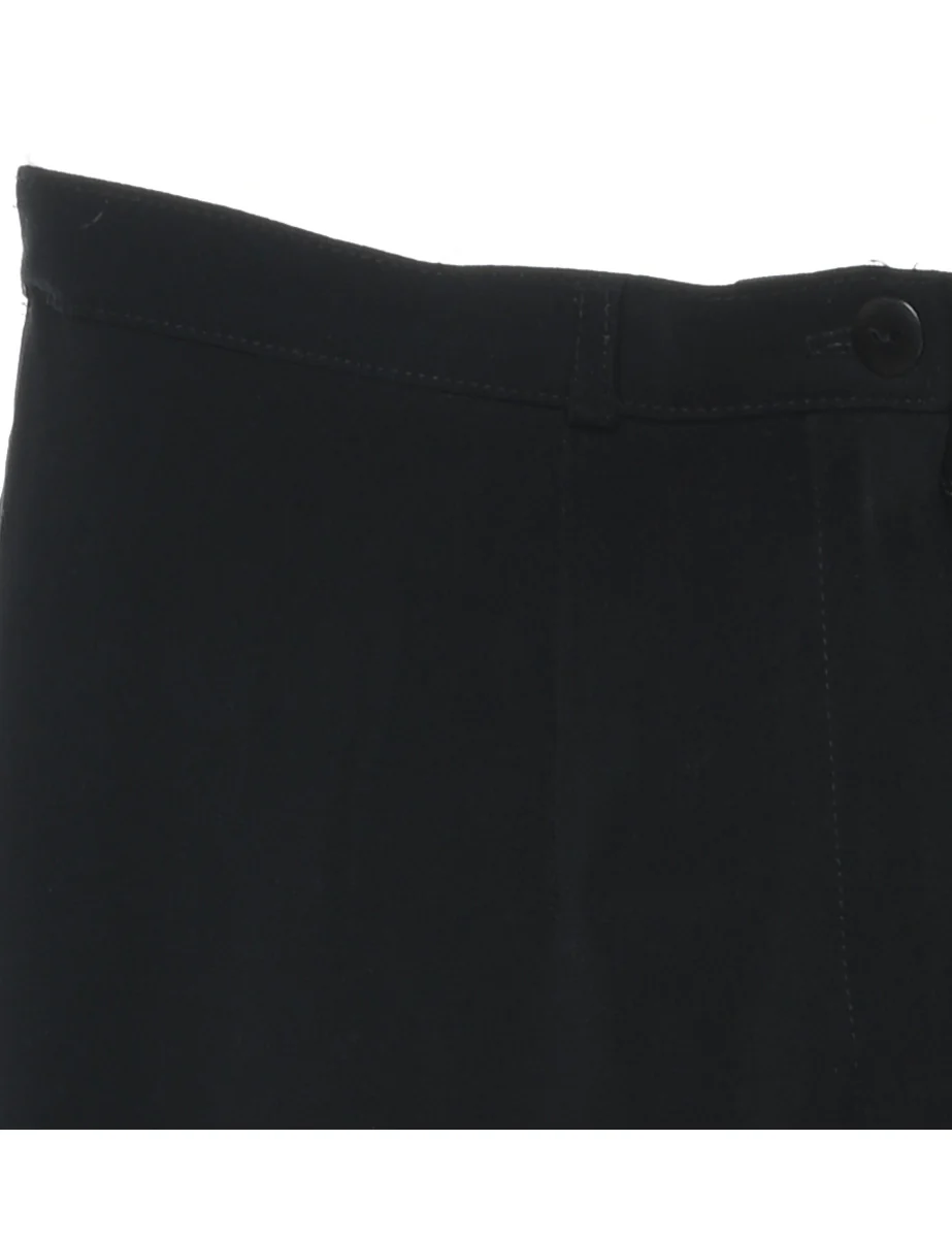 Black Casual Trousers - W28 L30 - Image 3