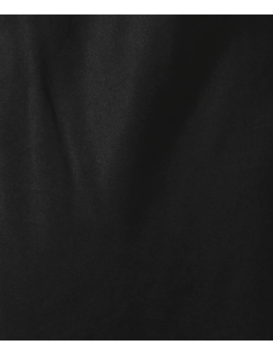 Vintage Black Classic Lace Slip Dress - M - Image 3