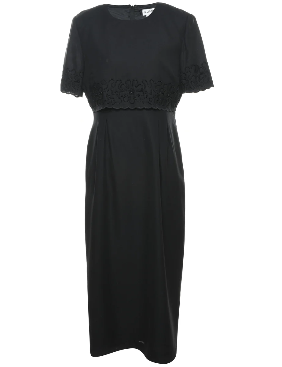 Vintage Black Dress - M