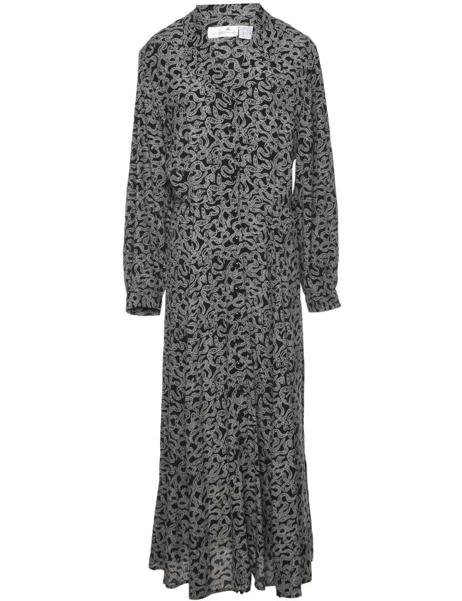 Vintage Black Dress - M