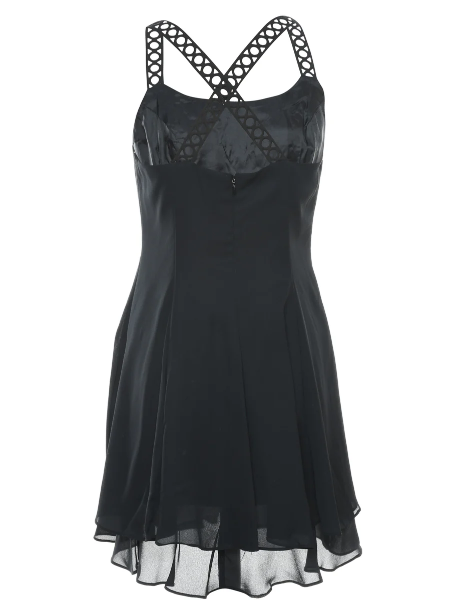 Vintage Black Dress - M - Image 2
