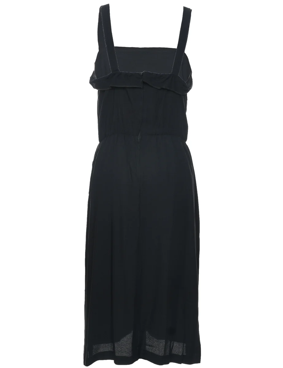 Vintage Black Dress - S - Image 2