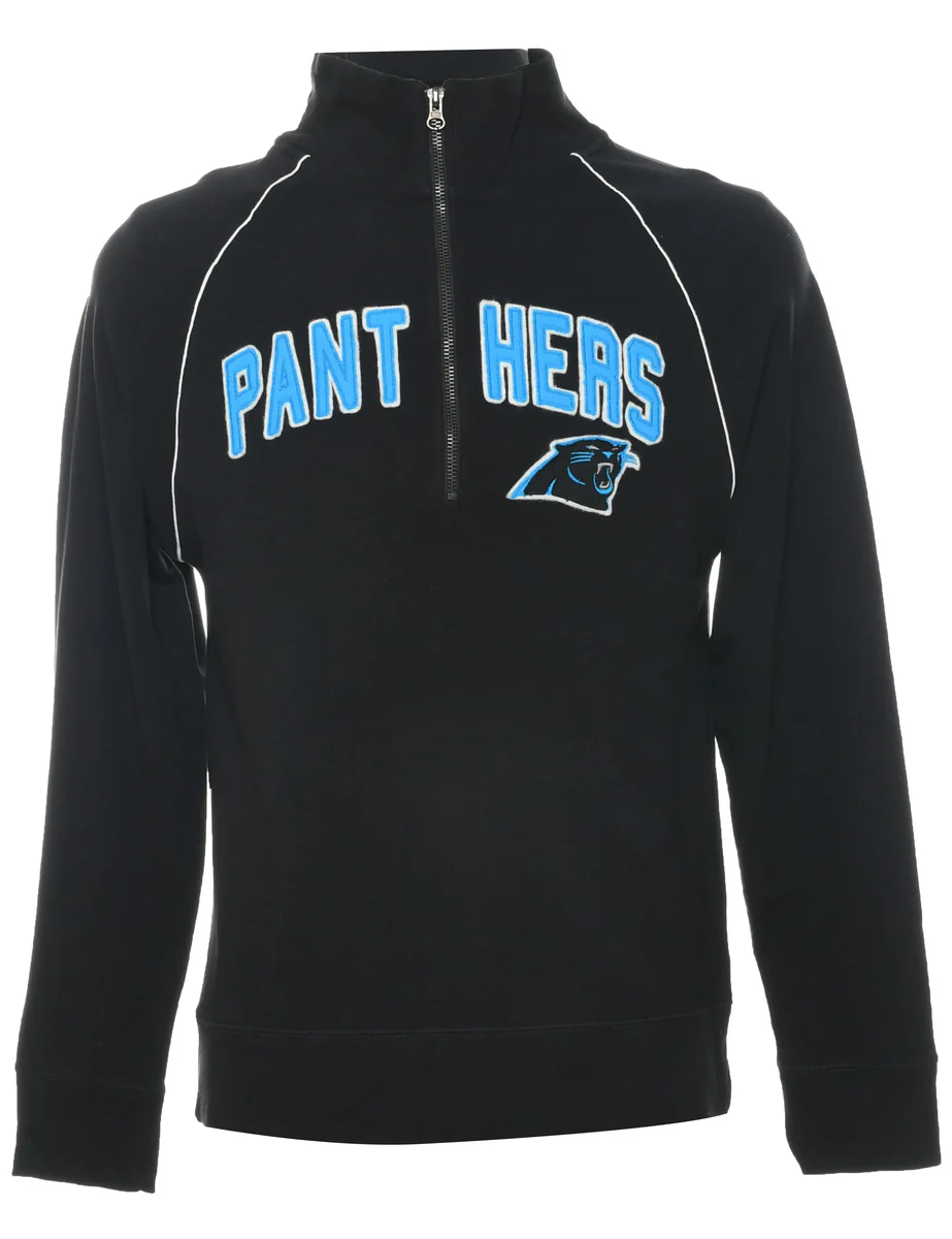Black NFL Panthers Printed Sweatshirt - M