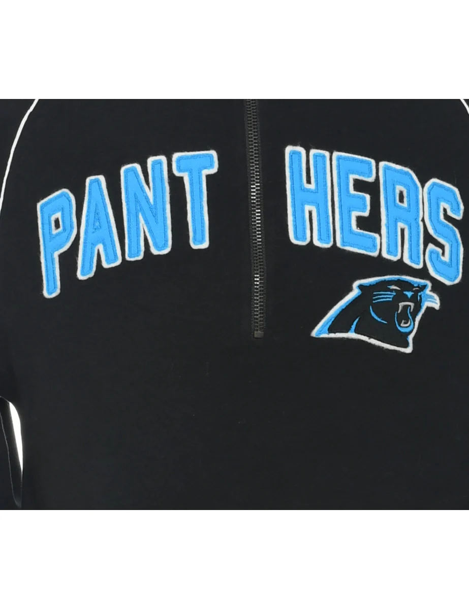 Black NFL Panthers Printed Sweatshirt - M - Image 3