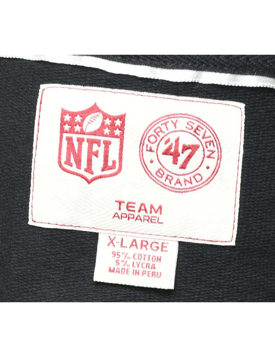 Black NFL Panthers Printed Sweatshirt - M - Image 4