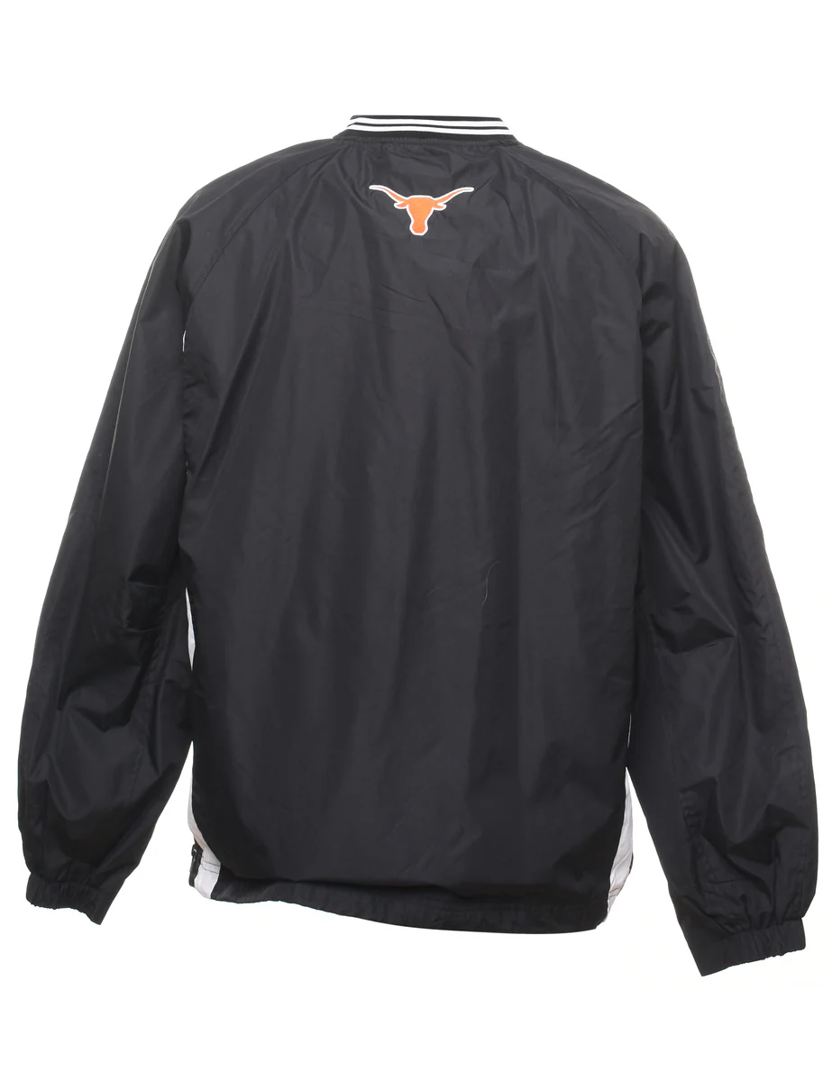 Vintage Black Nylon Jersey- L - Image 2