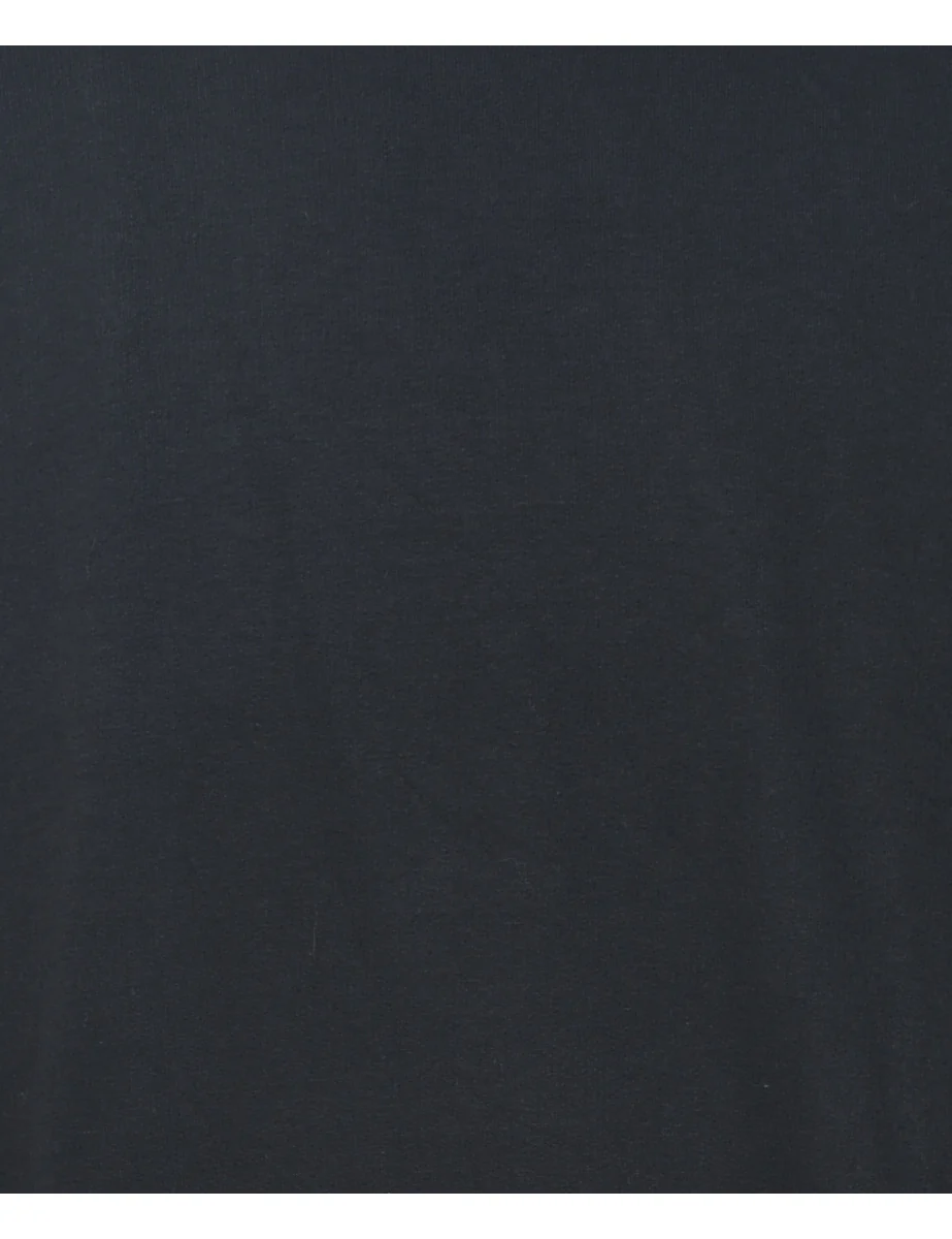 Vintage Black Plain Sweatshirt - M - Image 3