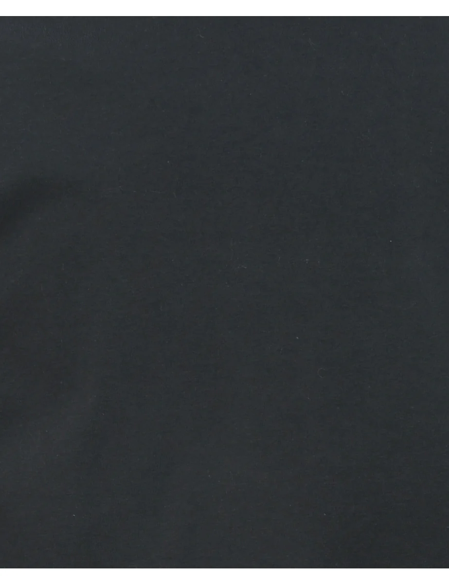 Black Plain Sweatshirt - M - Image 3