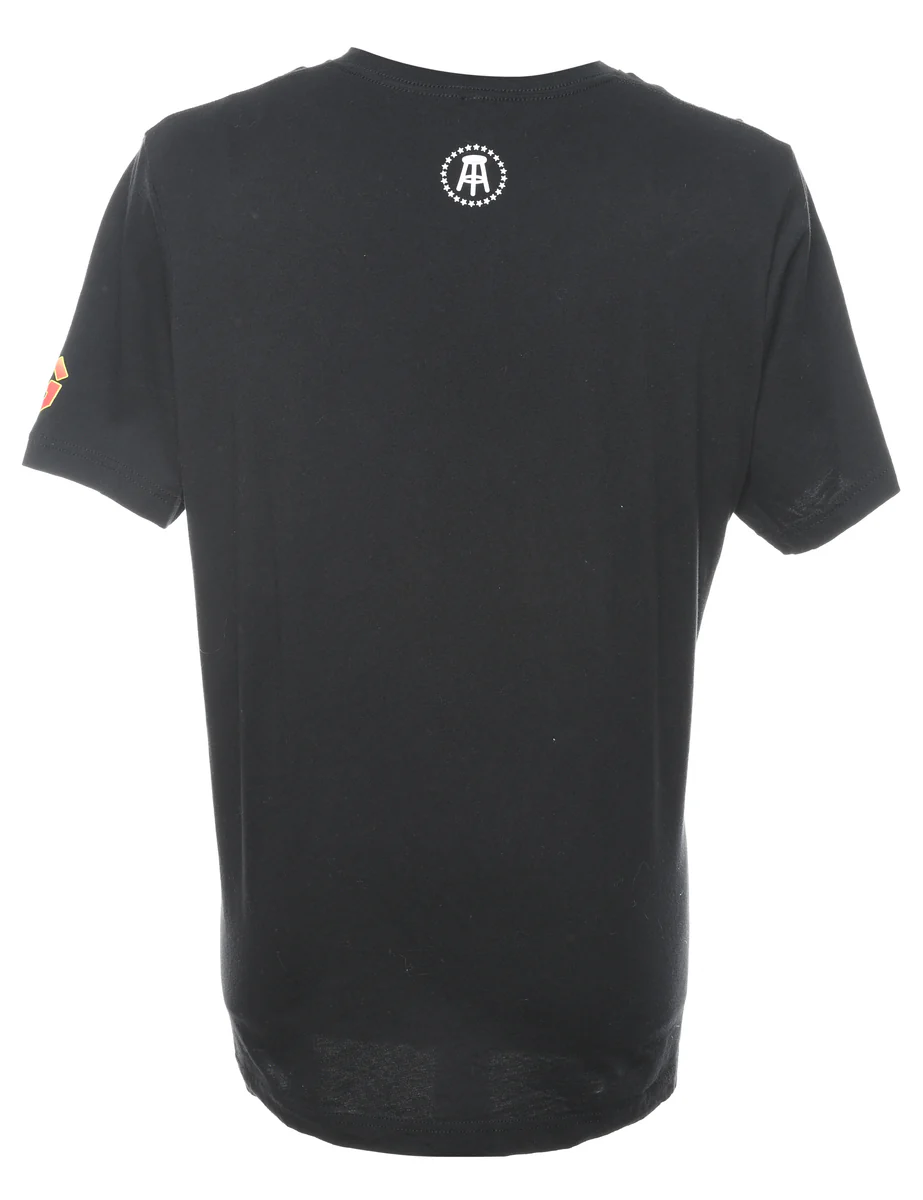 Vintage Black 'Retail Bros' Printed T-shirt - XL - Image 2