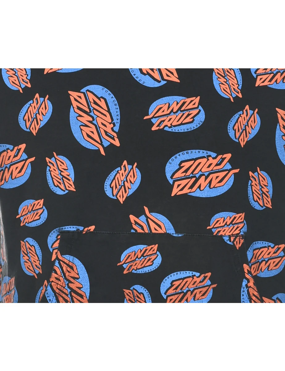 Black Santa Cruz Hoodie - M - Image 3