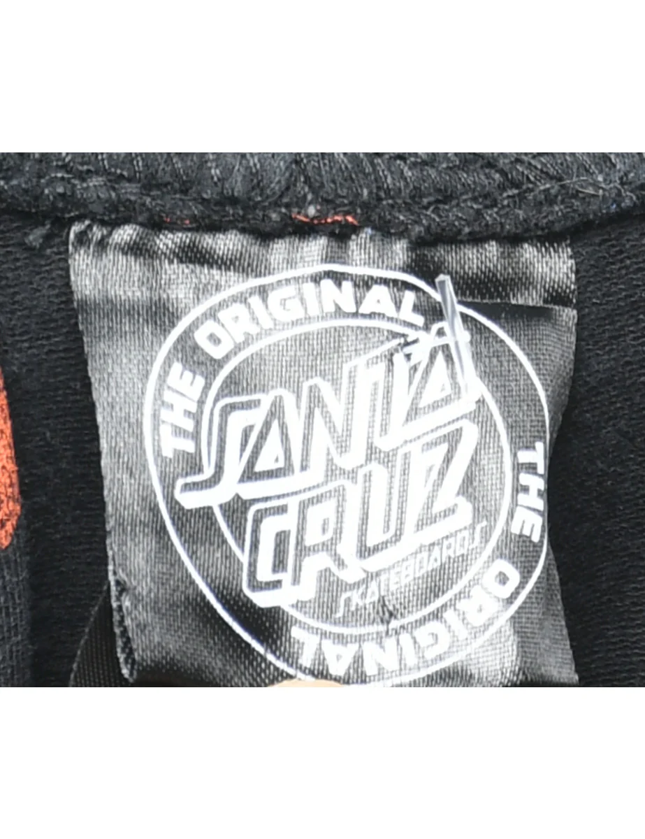 Black Santa Cruz Hoodie - M - Image 4