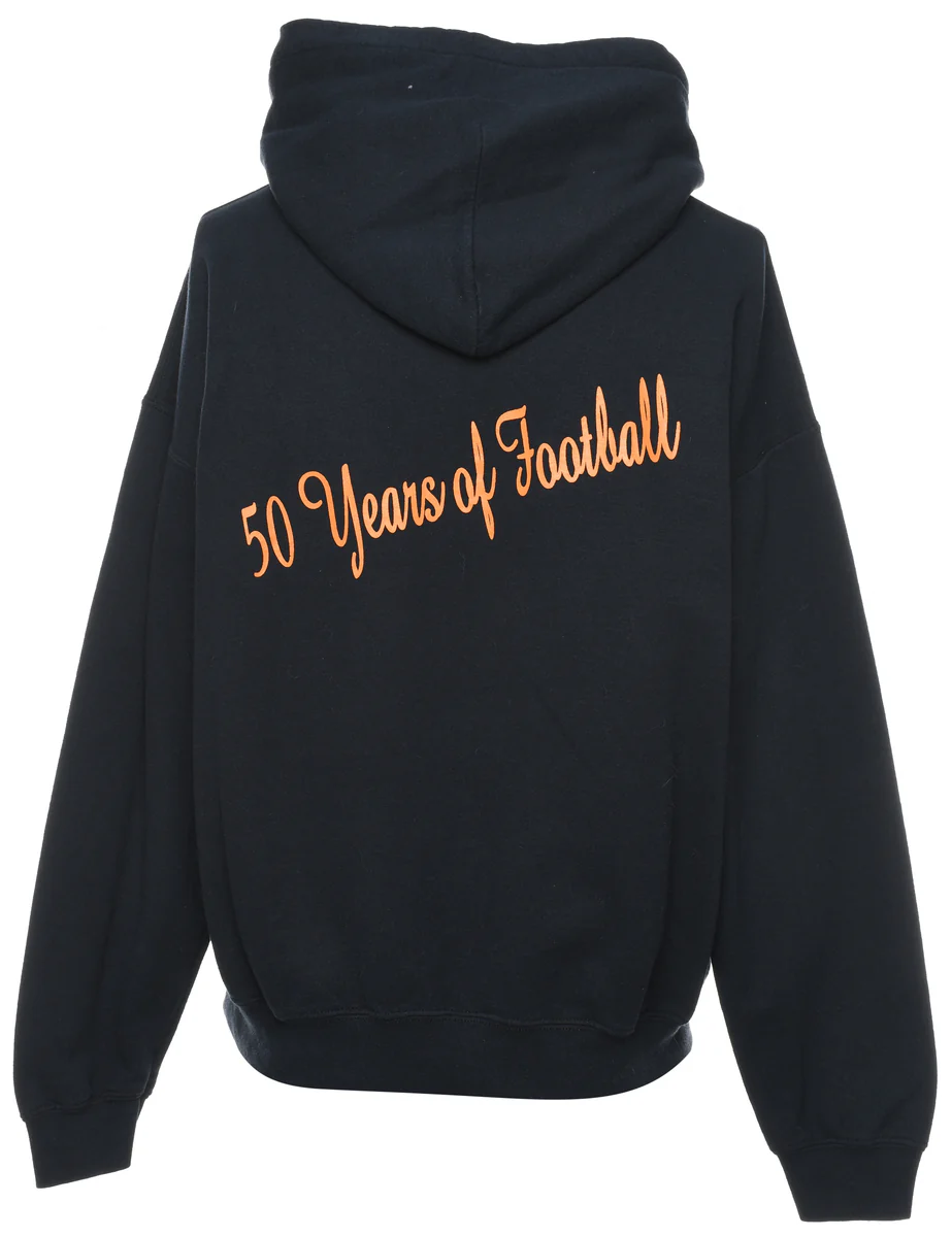 Vintage Black SIBFL Football Hoodie - L - Image 2