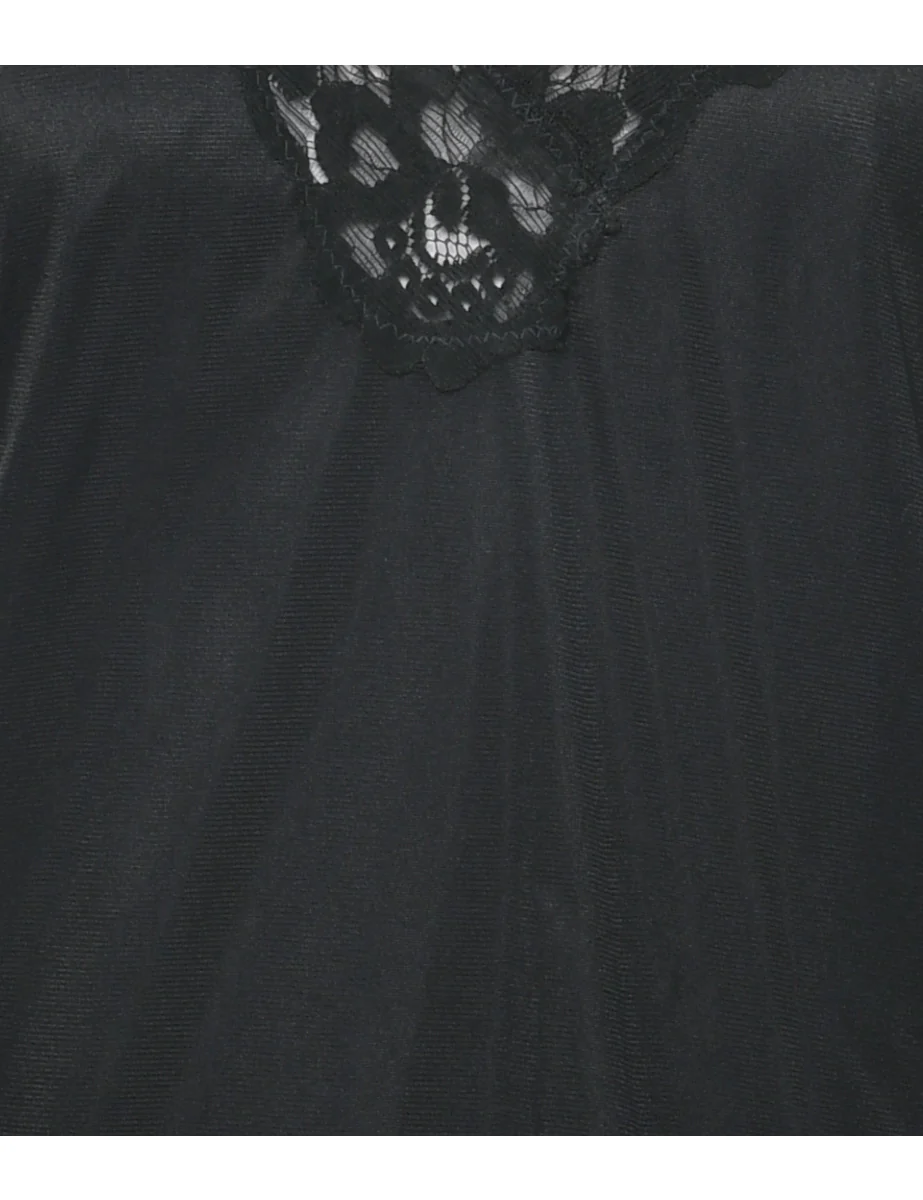 Vintage Black Slip - M - Image 3