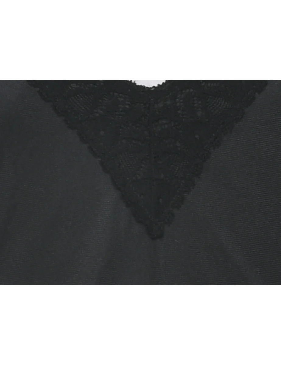 Vintage Black Slip - XS - Image 3