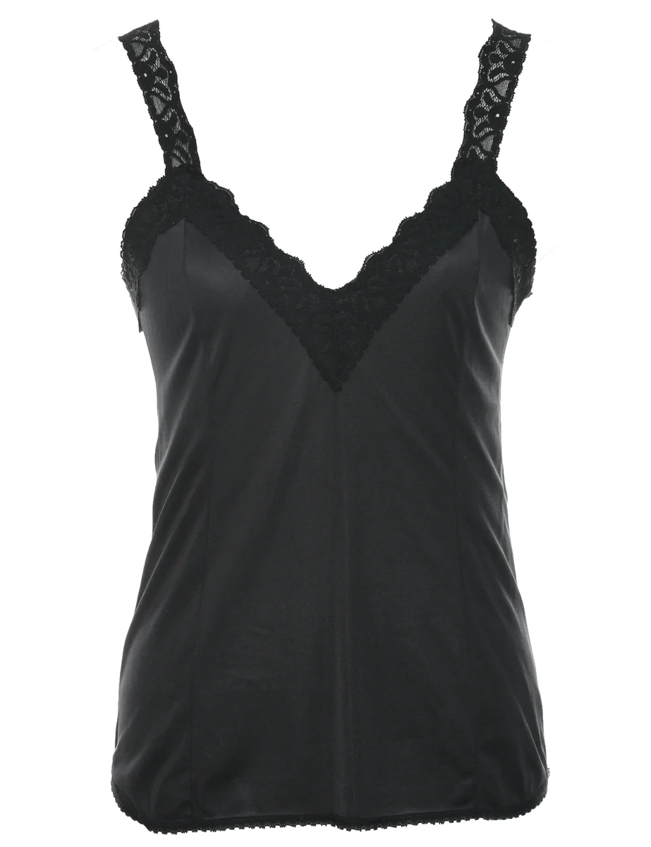 Vintage Black Slip - XS