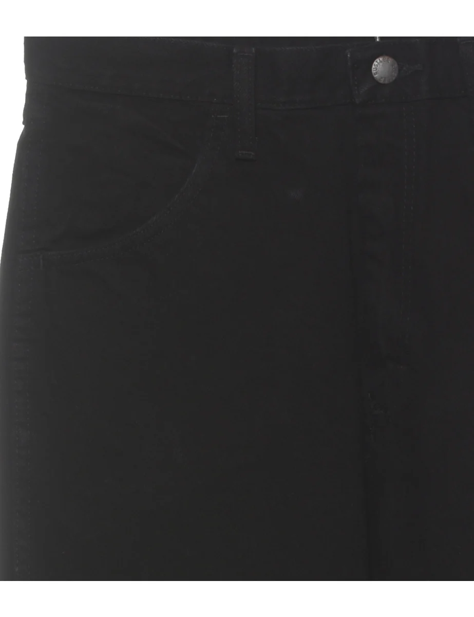 Vintage Black Straight Fit Jeans - W32 L30 - Image 3
