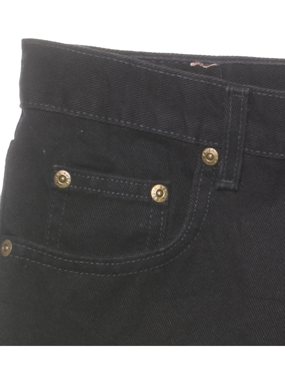 Vintage Black Tapered Jeans - W30 L30 - Image 3