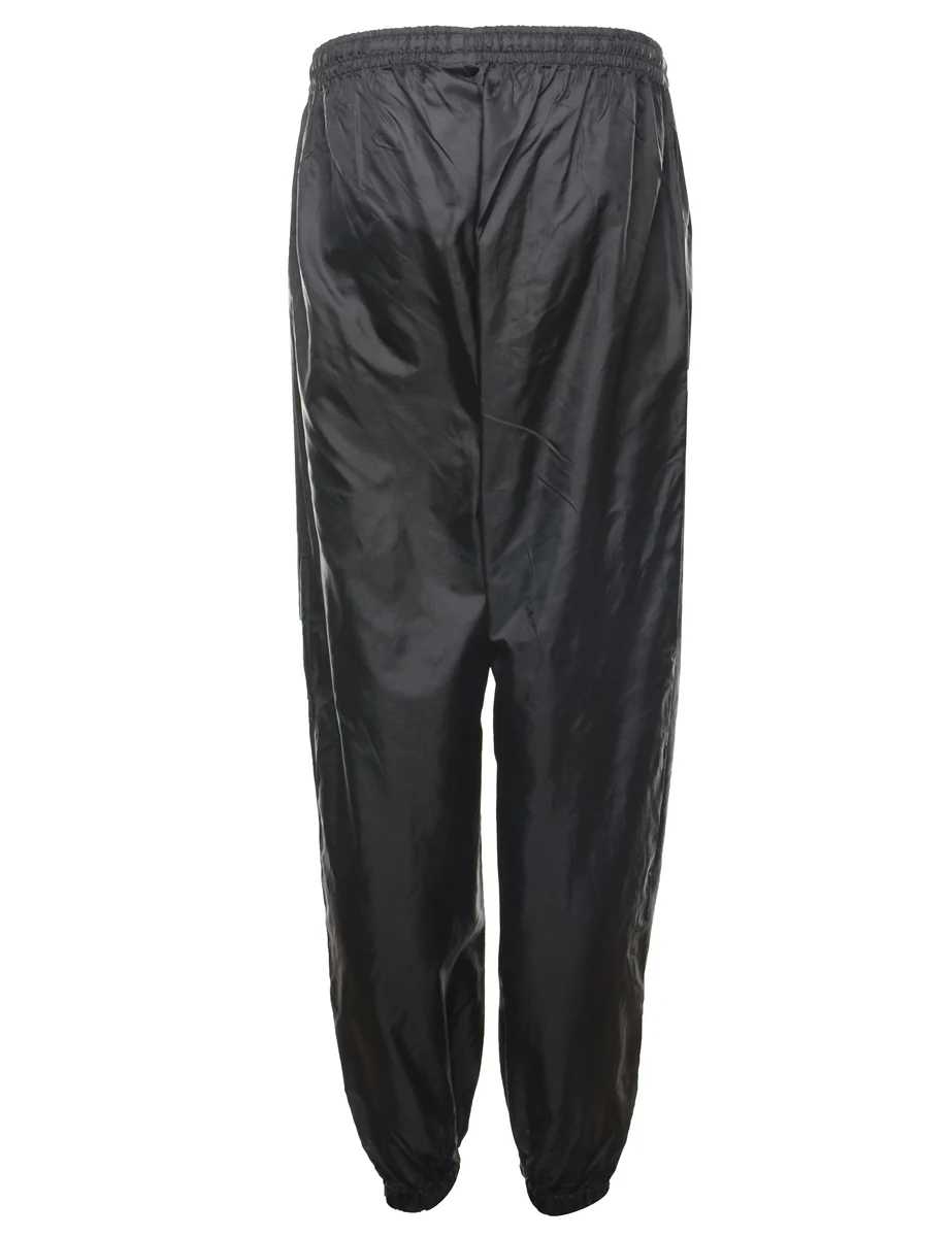 Vintage Black Track Pants - W30 L32 - Image 2