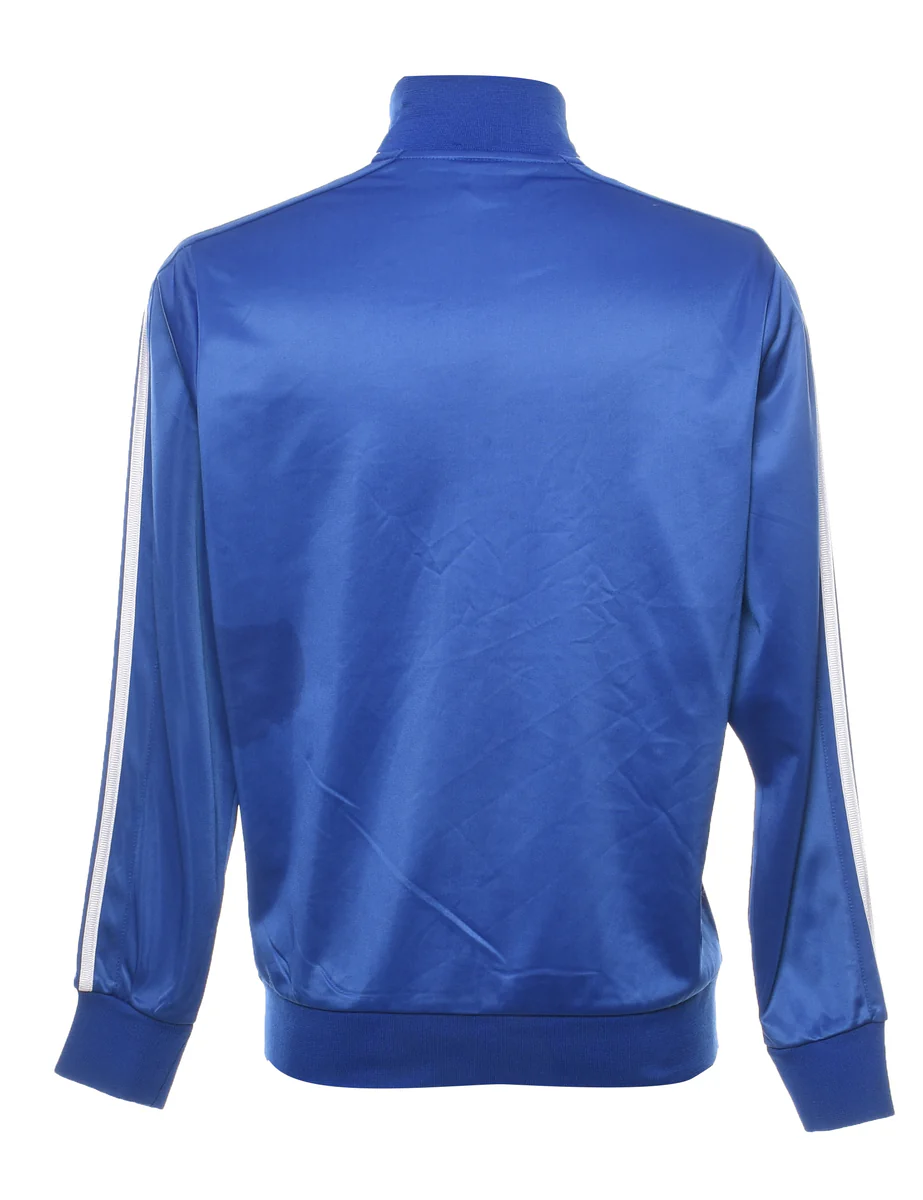 Blue & White Contrast Track Top - L - Image 2