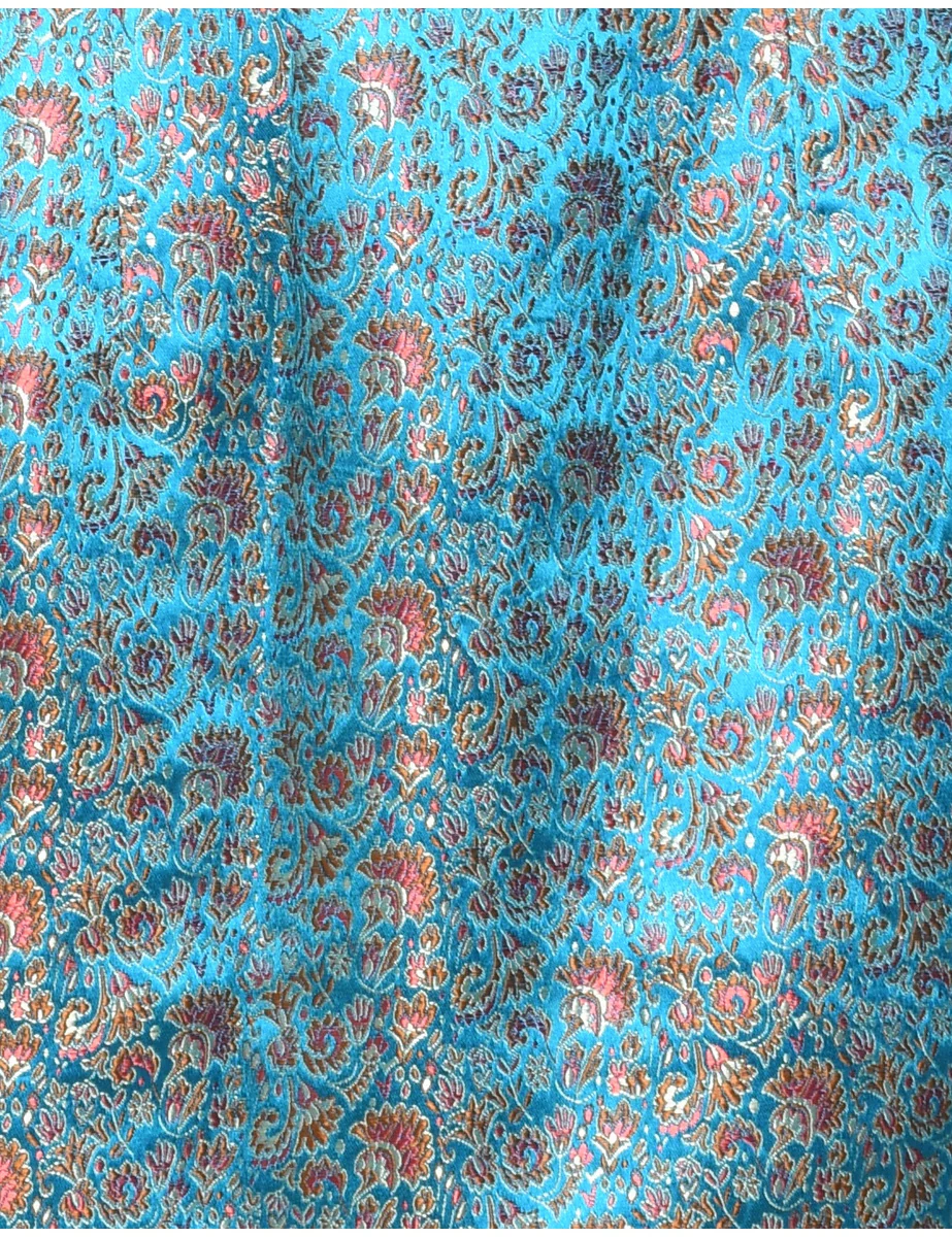 Vintage Brocade Pencil Skirt - M - Image 3
