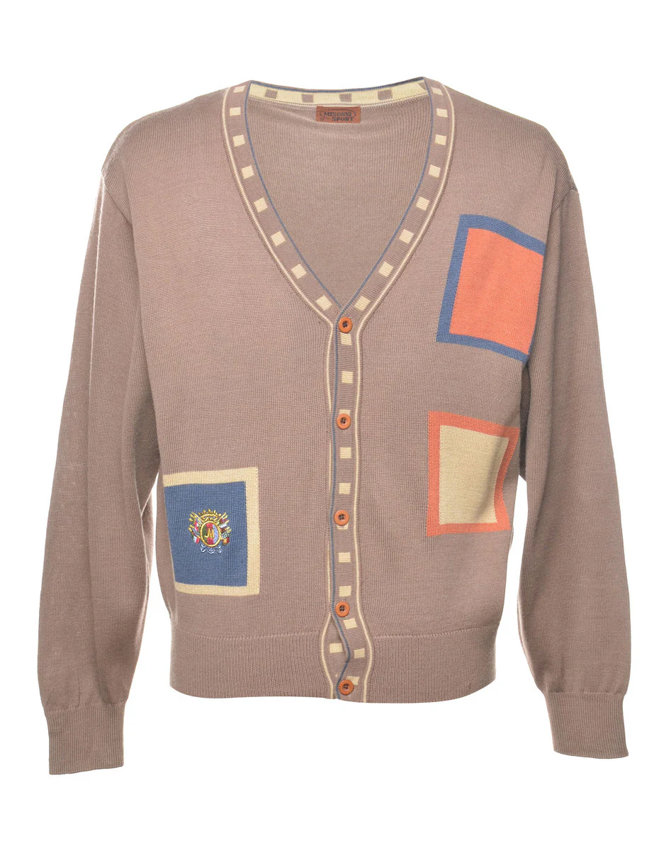 Brown Cardigan - L
