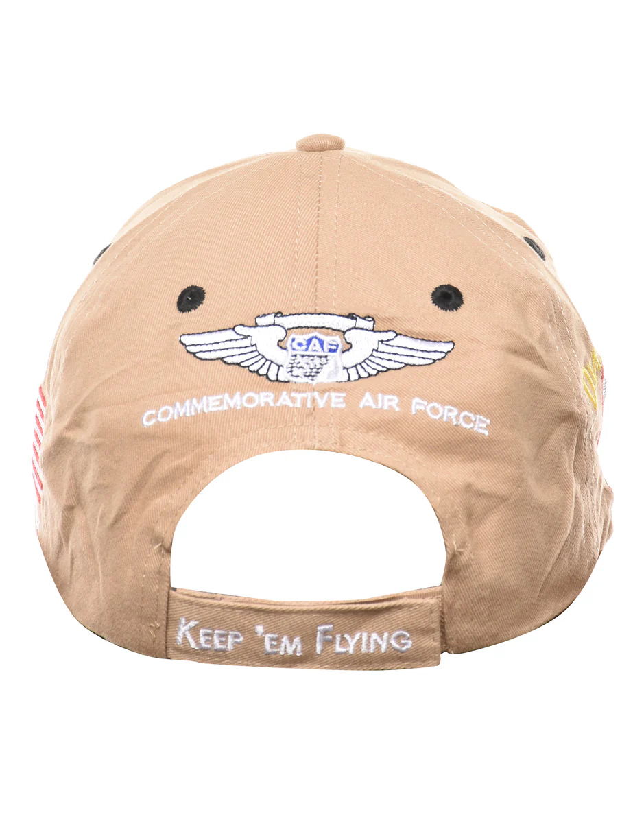 Vintage Brown Embroidered Cap - XS - Image 2