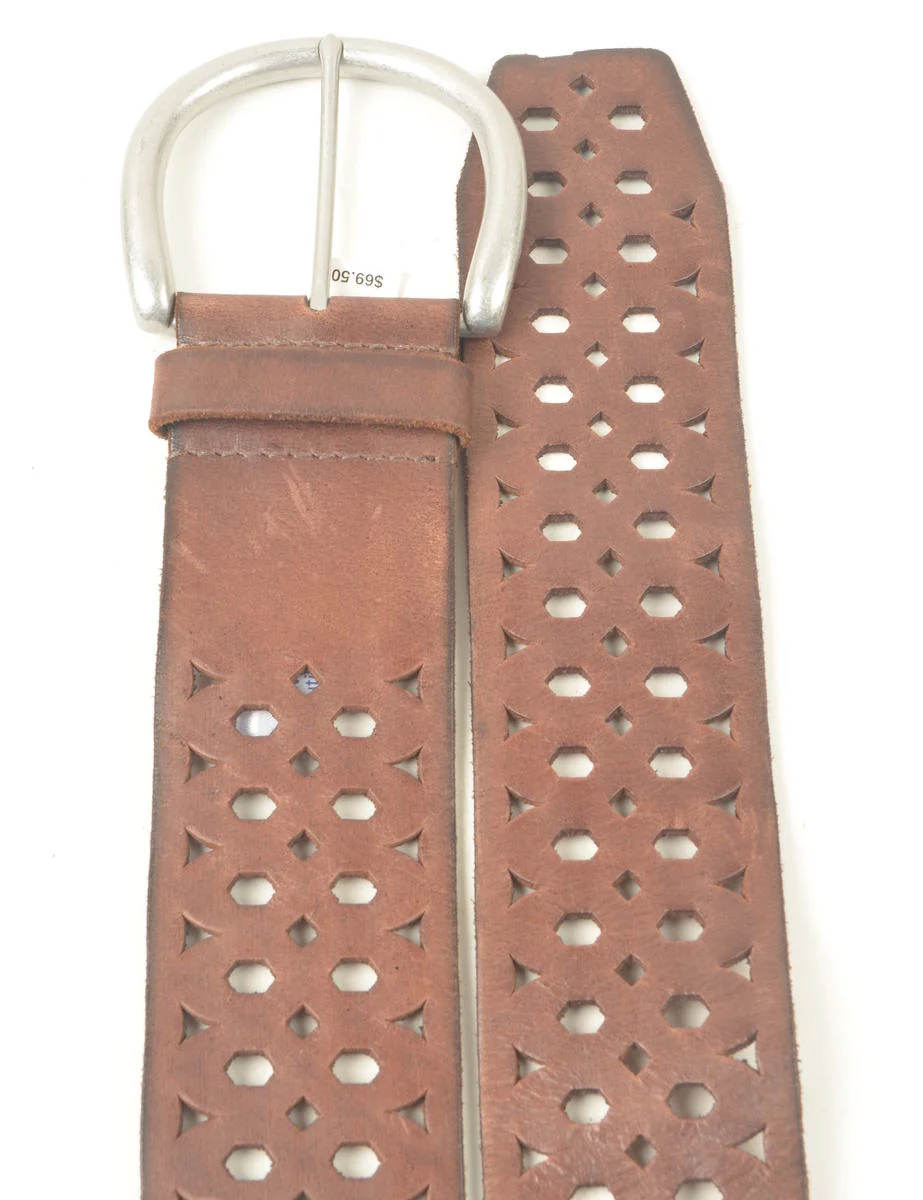 Vintage Brown Western Belt - L - Image 3
