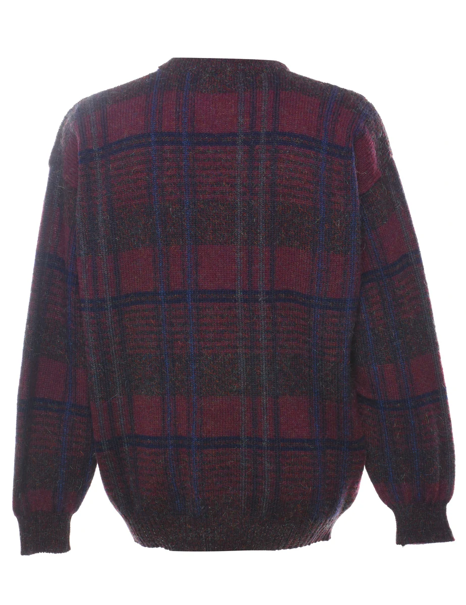 Vintage Byford Checked Jumper - XL - Image 2