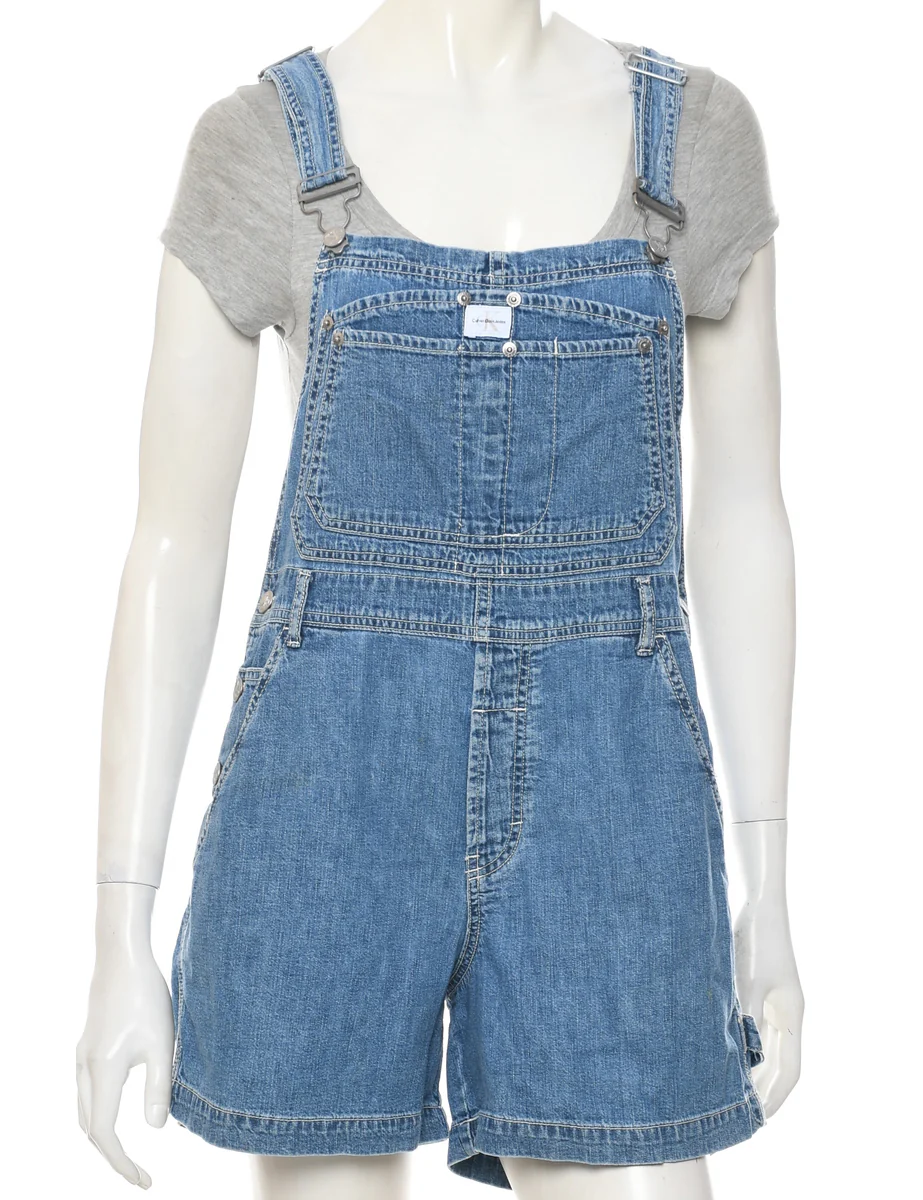 Vintage Calvin Klein Cropped Dungarees - W36 L5